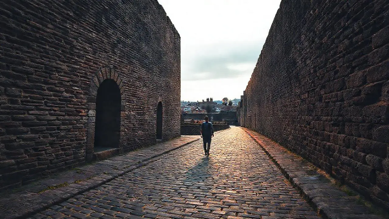 Ciudad antigua, melancólica y silenciosa