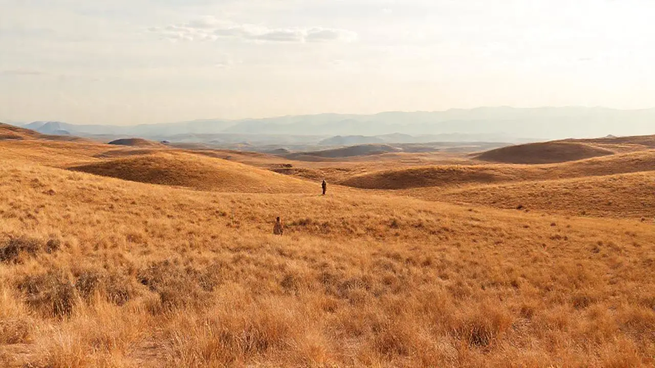 Paisaje vasto, sereno y lleno de espacio