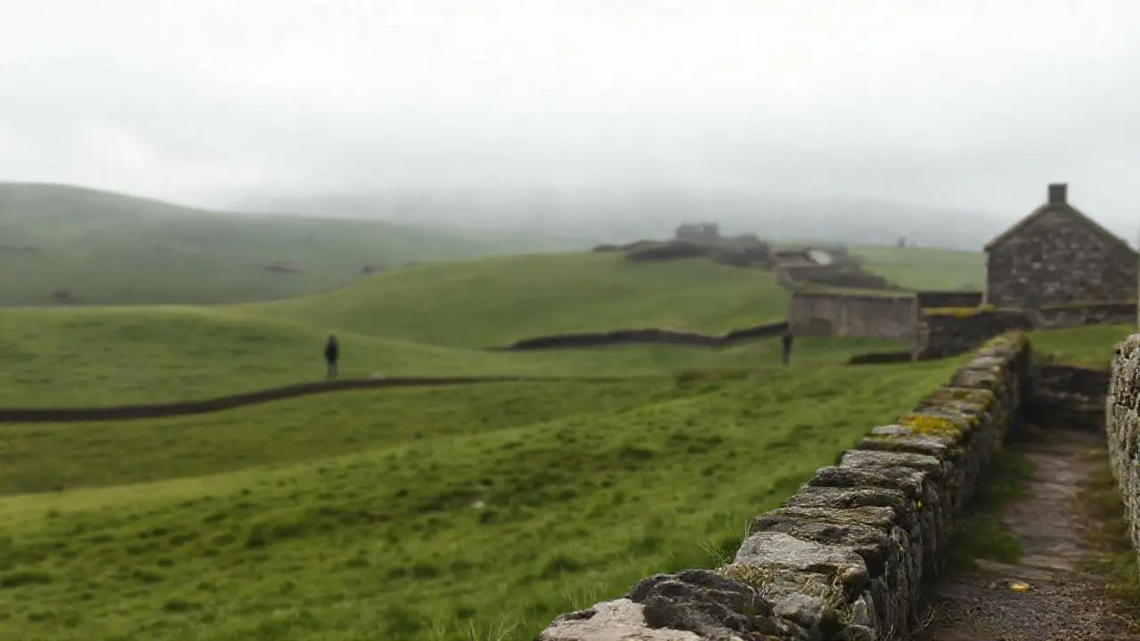 Paisaje rural tranquilo y extenso