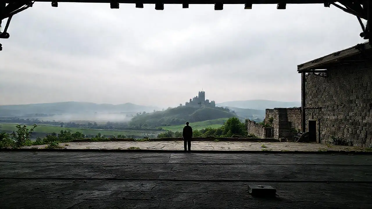 Escena extensa, melancólica y atmosférica
