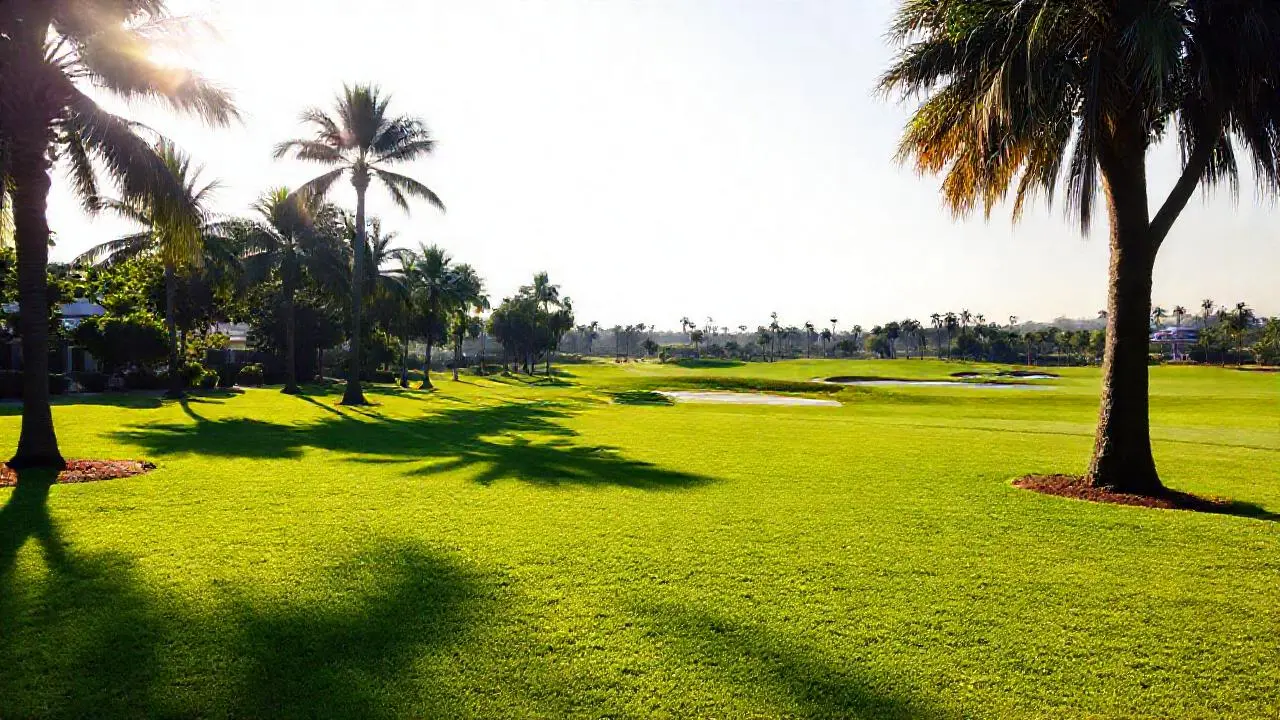 Paz serena en un campo verde