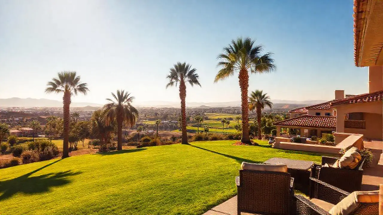 Tranquila escena al aire libre, cálida y serena