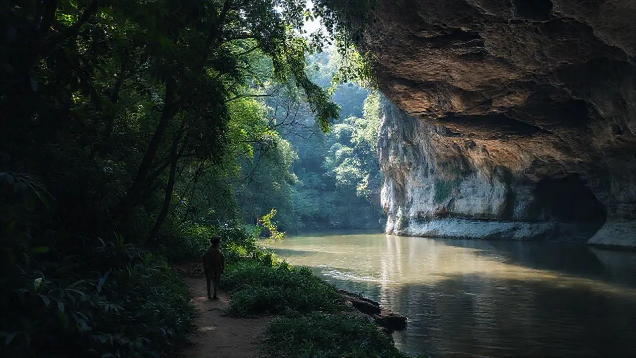 Selva tranquila, amplia y misteriosa