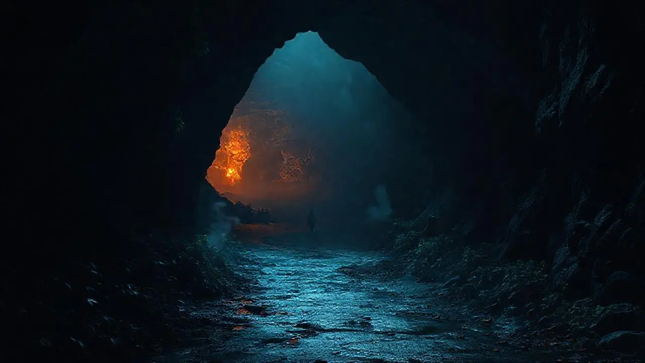 Un espacio cavernoso, húmedo y misterioso