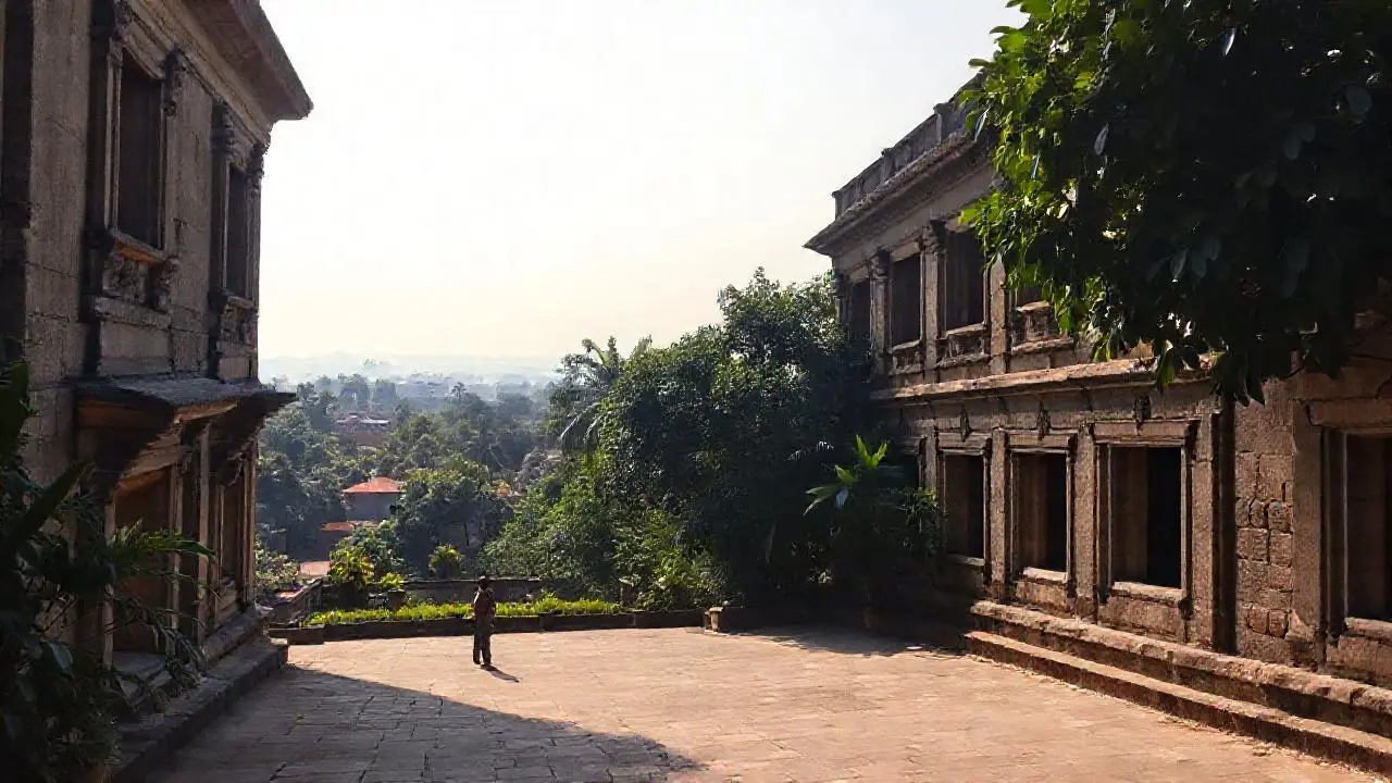 Paz serena en arquitectura natural