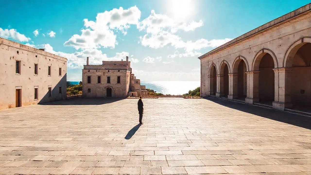 Plaza luminosa, tranquila y espaciosa