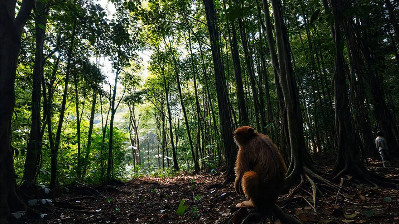 Selva tranquila, llena de luz y vida