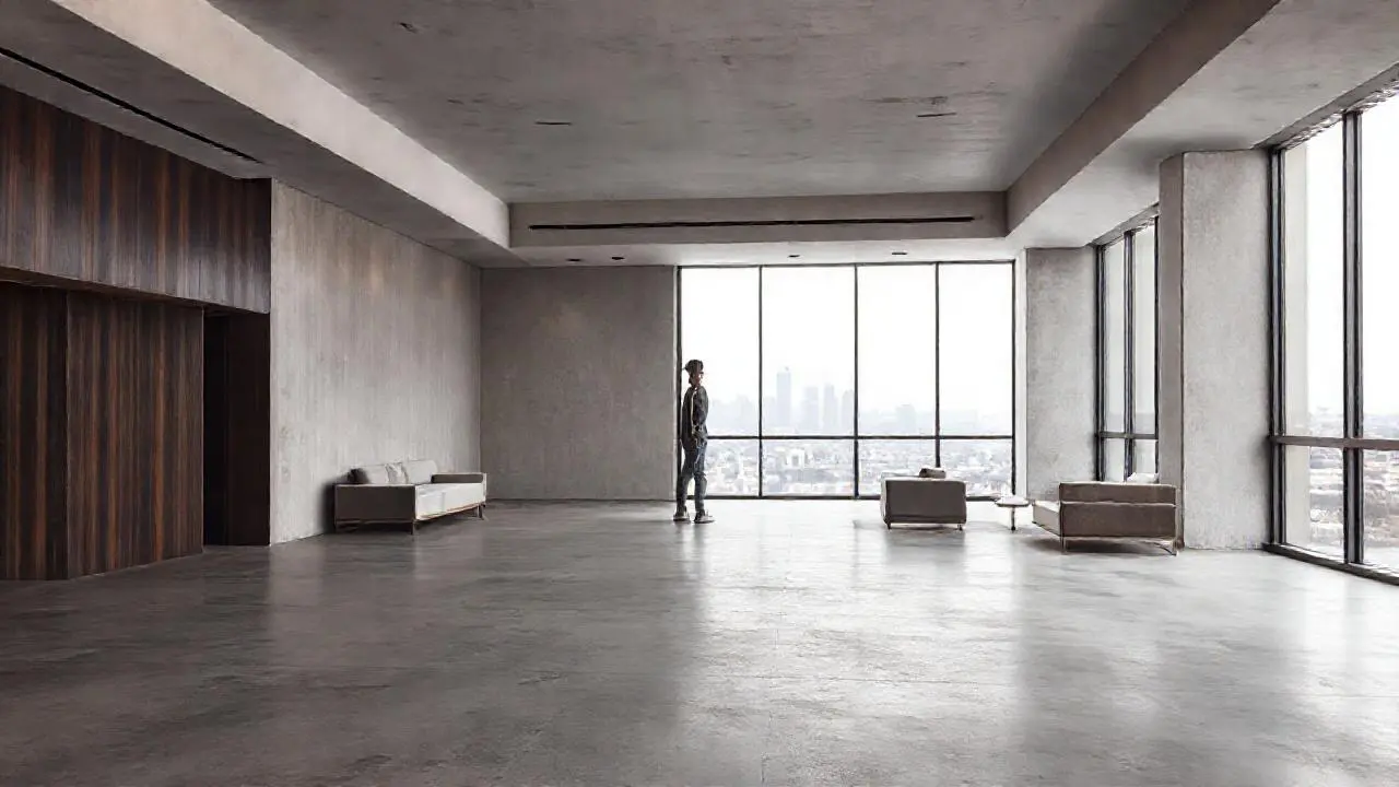 Espacio minimalista, tranquilo y moderno