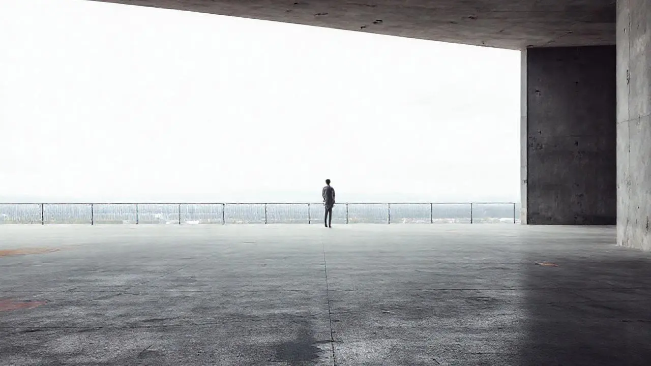 Espacio vasto, silencioso y desolado